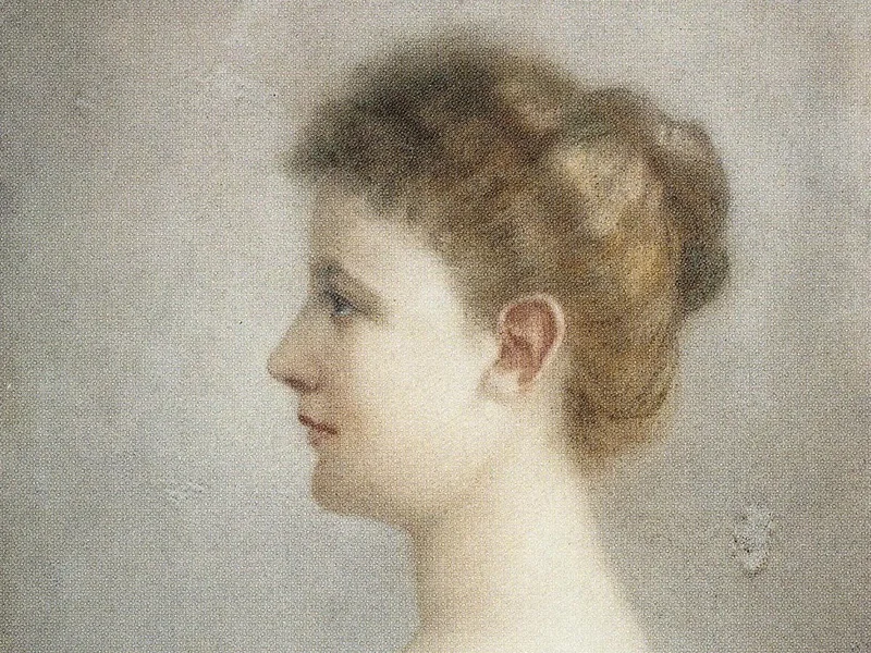 1862-Adri Bleuland van Oordt - Ritratto di Guglielmina d'Orange-Nassau